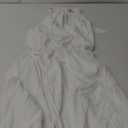 EXLURA Women's 2025 Summer Ruffle Short Sleeve Tie Back Romper Dress Square Neck A Line Cute Dressy Short Jumpsuits S