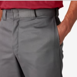 Men's Charcoal Dura Pants, Size 42