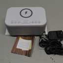 Alarm Clock Speaker Wireless Charger, Digital Alarm Clocks Bedrooms Bluetooth, Alarm Clock Dimmable Light Bedrooms Dual Alarm Snooze Dimmer 12 24H RGB Night Light Bluetooth USB AUX, Gray