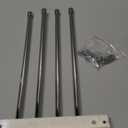 GERZWY Wall Mount Bath Towel Rack with 4 Arms Hanger Towel Holder Bathroom Swing Arm Towel Bars Organizer Polished Stainless Steel HYG04-JG