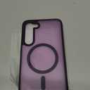 OWKEY for Samsung Galaxy S23 Plus Case 6.6'', Magnetic S23 Plus Case Compatible with Magsafe, [Military Grade Shockproof] Translucent Back Slim Bumper Cover Phone Case Galaxy S23 Plus case, Purple