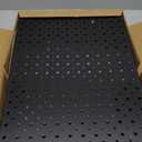 Ultrawall Pegboard Display Stand, Metal Tabletop Pegboard Display, Accessories Rack Organizer for Jewelry, Retail Stores, Craft Shows, 12"X16", 4pcs Black