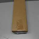 1 Inch Black Curtain Rods for windows,Heavy Duty Curtain Rods for Windows 66 to 120 Inch,Standard Decorative Window Curtain Rod Set with Brackets for bathroom Kitchen Bedroom Window