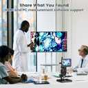 LM266S 5 Lens HDMI Digital Microscope 5000X for Adults, Lab Biological Microscope with Screen for Slides, Mechanical X-Y Stage, UHD 2160P Video, 7" LCD USB Coin Camera Full View, 32GB