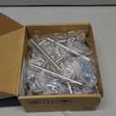 homdiy 35Pack Cabinet Handles Brushed Nickel Cabinet Hardware 3in Hole Centers Cabinet Door Handles for Kitchen Cabinets, Modern Drawer Pulls Stainless Steel Handle Pulls