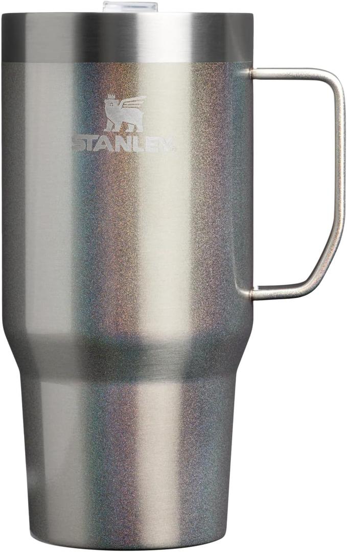 STANLEY The Everyday Suburban Mug | 24 oz | Drink Through Lid | Cup for Coffee, Tea and Drinks | Insulated Stainless Steel Coffee Mug | BPA-Free | Steel Shimmer