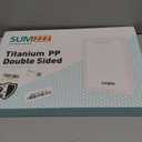 Set of 2 Titanium Cutting Board Double Sided Food Grade, Pure Titanium/PP for Kitchen, Cutting Board Easy to Clean[15.5*10.5+12*8.5] (Silver)