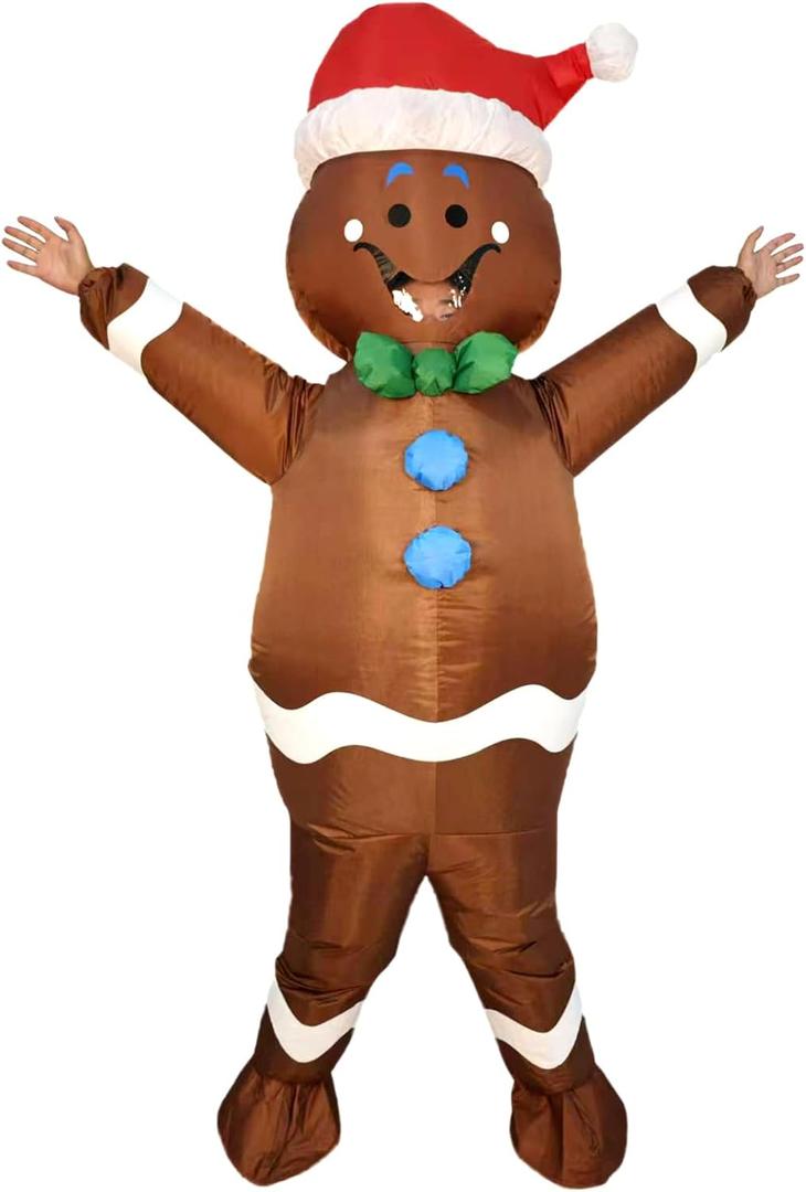 LUVSHINE Santa Costume Adult Funny Inflatable Christmas Costume for Chrismast Party