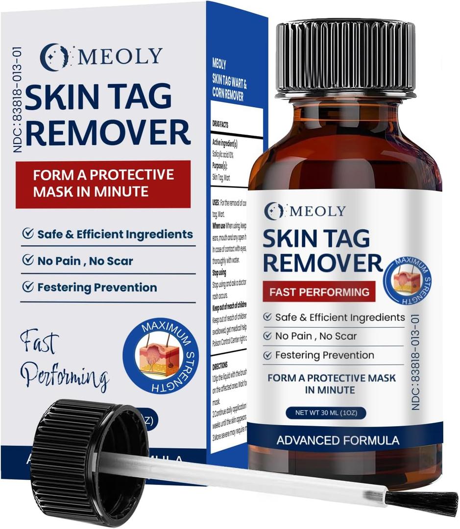 Skin Tag Remover: Skin Tag Remover with Salicylic Acid for Men and Women 30 ML