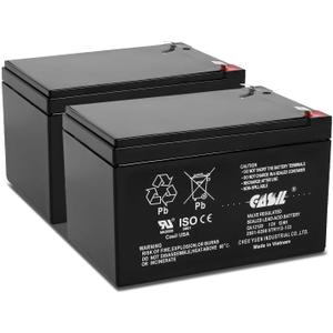 Casil 12V 12Ah Replacement Battery Compatible with 6-DZM-12 APC Scooter Medical, 2 Pack