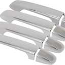 SCITOO Pack of 4 Front Rear Left Driver and Right Passenger Side Chrome Exterior Outside Outer Door Handle Covers for 2012-2017 for Toyota Camry