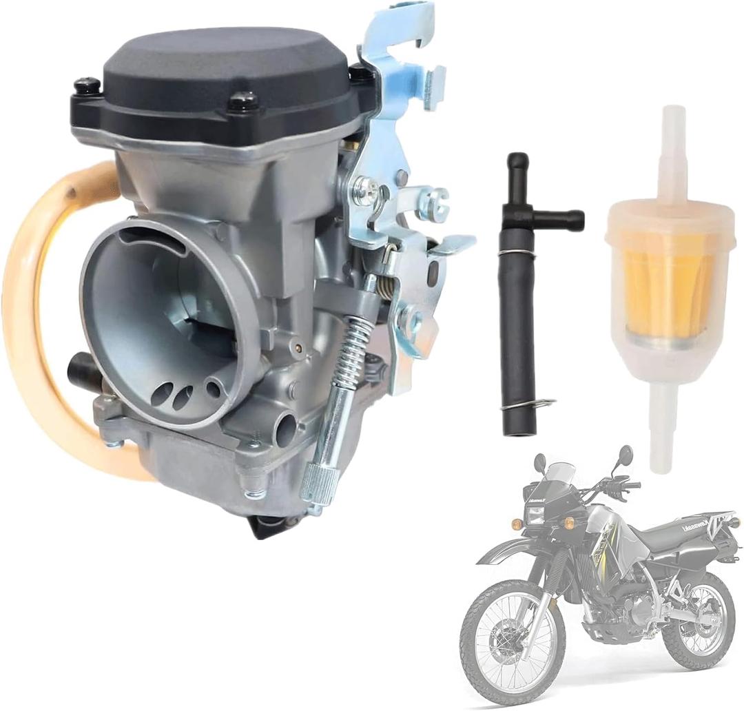 XQSMWF Carburetor carb Compatible With Kawasaki KLR650 1987-2007 Compatible With Kawasaki KLX650 1992-1996#15001-1327