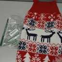 Christmas Dog Sweaters for Large Dogs and Cats,Pet Soft Warm Holiday Outfit Girl & Boy,Pup Winter Clothes Turtleneck Double Knitting Collar for Outdoors Playing (Deer, XL)