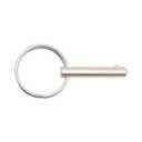 4 Packs of Bimini Top Pin, Quick Release Pin Dia.1/4in w/Lanyard Prevents Loss, Stainless Steel 316 with Free Screws