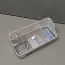 Bathroom Counter Organizer and Storage, 7 Slots Detachable Toothbrush Holders for Bathrooms, Anti-Slip Electric Toothbrush and Toothpaste Holder Countertop Vanity Organizer Accessories for Adults Kids (White Grey)