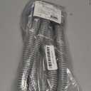 2-Pack CPAP Hose 4ft with 22mm Cuffs, Latex-Free CPAP Tubing Compatible with Most Machines, Lightweight CPAP Hose, Gray 19mm CPAP Tube, Easy to Attach CPAP Replacement Supplies