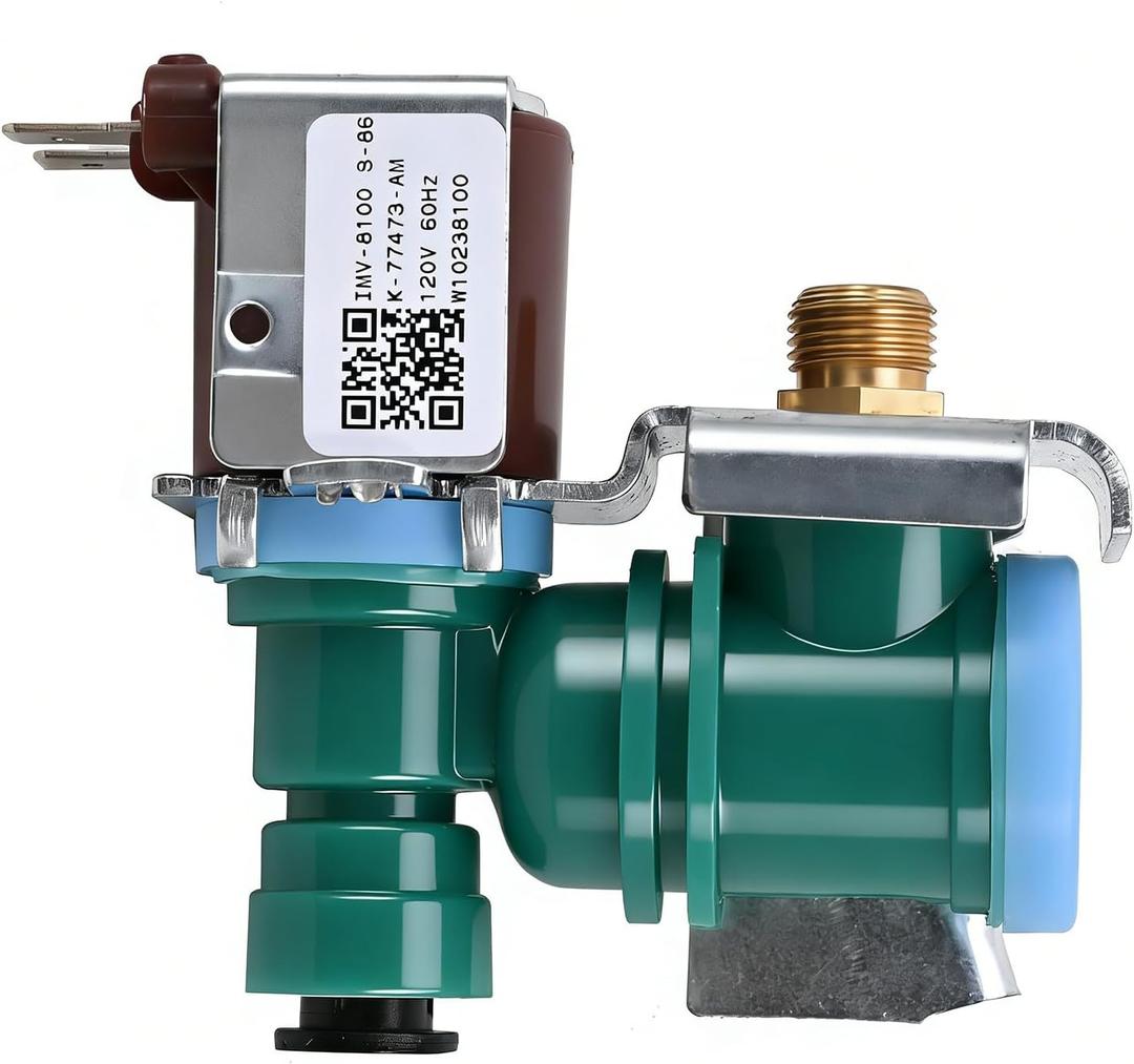 Upgraded K-78282 W10394076 W10865826 Fridge Water Inlet Valve Compatible with Whirlpool Kitchenaid Kenmore Maytag Ikea Refrigerator Replacement Parts W10726788 W10833705 W10872966 WPW10394076