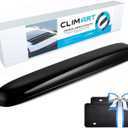 CLIM ART Incredibly Durable Sunroof Moonroof Wind Deflector 35.6" - Universal Sunroof, Moonroof Visor Shade Guard/Rain Guard - Tape-On Adhesive Top Wind Guard Low Profile Roof Visor - SR01001