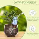 4 Pack Self Watering Spikes, Indoor Plant Watering Globes, Bird Shape Automatic Irrigation Spikes,Plant Watering DevicesBlue