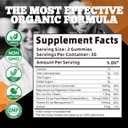 Calcium Magnesium Zinc Gummies with Vitamin D3 & K2 - High Potency Enhanced Absorption -60 Orange Gummies Flavored