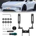 2025 2026 Tesla Model Y Juniper Lockable No-Drill Front License Plate Holder, Anti-Theft License Plate Bracket Mount, No Adhesive, No Camera Block, Compatible with Model Y Accessories