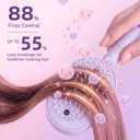 Electric Spray Air Cushion Massage Comb, 5-in-1 Rechargeable Mist Hair Brush with 10ml Refillable Reservoir, One-Press Self-Cleaning Detangling Brush for Dry, Frizzy, Curly & Thick Hair (Purple)