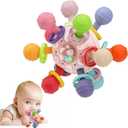 Baby Montessori Sensory Toys for 0-6 6-12 Months, Baby Teether Teething Toys for Babies 0 3 6 9 12 18 Months, Newborn Infant Learning Developmental Toys Gifts for 1 2 Year Old Boys Girls
