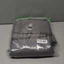 NICETOWN Bedroom Blackout Curtain Panel - (120 inches by 90 inch, Grey, 1 PC) Energy Saving Thermal Insulated Grommet Blackout Drapery for Patio, Room Divider Curtain