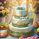 Springbok's Wedding Cake 500 Piece Jigsaw Puzzle - Great Wedding Gift Featuring Beautiful Cake and Decor