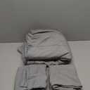 Duvet Cover King Size Set - Extra Soft King Size Duvet Cover 104 x 90 with 2 Pillow Shams - Hotel Luxury Easy Care & Fade Free w/ Zipper Closures & Ties - Comfy Breathable Bedding Set (Heathered Grey) (07 - Heathered Grey - (No Comforter))