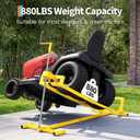 Garvee 880Lb Lawn Tractor Lift Jack for Riding Mowers - Yellow