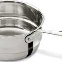 All-Clad Specialty Stainless Steel Double Boiler Insert 3 Quart Induction Oven Safe 400F Pots and Pans, Cookware Silver