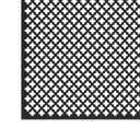 M-D Building Products 56018 12 in. x 24 in. x .020 in. Black Aluminum Sheet Cloverleaf
