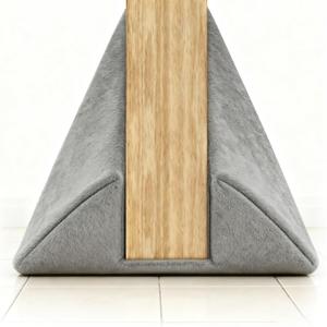 GDHOMM Door Draft Stopper for Bottom of Doors Weather Stripping Door Gap Filler Soundproof Size Adjustable 30"-36", Gray