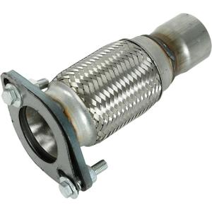 Stainless Steel Flange Flex Repair Pipe Exhaust 2" Inlet OD x 8.125'' OAL Fits Chevy Malibu Pontiac G6 Saturn Aura