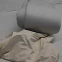 Blissful Diary Vegan Leather Baby Play Mat, 50x50 Thick Foam Cushioned & Waterproof Playpen Mat for Infants and Toddlers, Stylish and Just Wipe-Clean Playmat for Baby Play on Floor, Beige