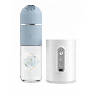 Portable Baby Bottle Warmer  USB Powered Travel Bottle Heater with Constant Temperature Control, Real-Time Display, Leakproof & BPA-Free for Breast Milk or Formula, Home & On-the-Go Use