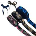 Hobbspring 15 Yards 3 Colors Jacquard Elastic Ribbon 1 inch Wide Camo Polyester Ribbon Elastic Ribbon with Camouflage Print Jacquard for Crafts Sewing Elastic Waist Belt