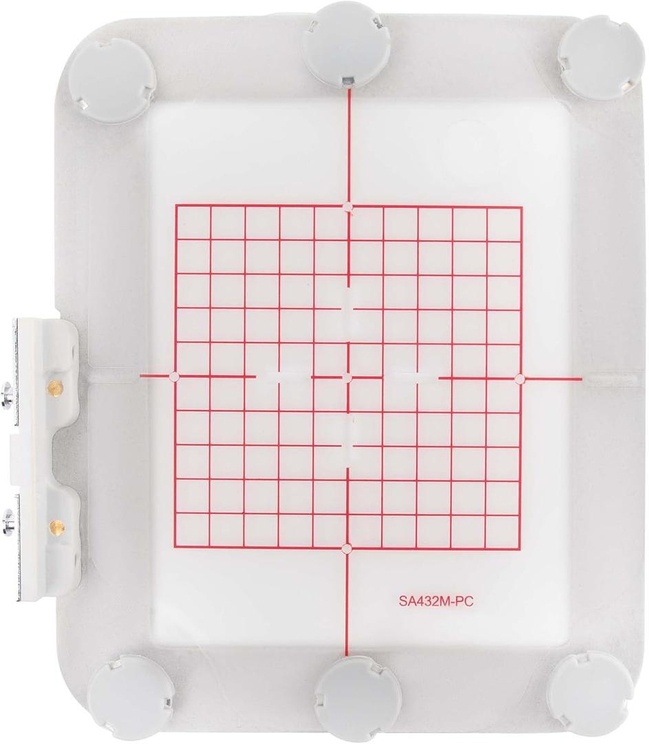 MagnaHoop Magnetic Hoop for Brother SE600 SE400 SE700 SE625 SE425 PE550D PE540D PE535 PE525 PE500 Innovis Babylock, Metal Magnet Embroidery Machine Sash Frame (4x4-SA432M)