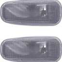 2pcs 5124431AB 5124431AA Turn Front Side Marker Light Clearance Lamp Lens Cover Replacement for Dodge Sprinter 2500 3500 2003-2006, replacement for Freightliner Sprinter 2500 3500 2003-2006