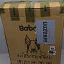 Baboni 3-Flap Pet Door for Wall, Steel Frame and Telescoping Tunnel, Aluminum Lock, Double Flap Dog Door and Cat Door, Strong and Durable (Pets Up to 100 Lb) -Large