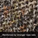 LOOGU Custom Woodland Camo Netting Camping Military Hunting Camouflage Net (6.5x6.5ft(2Mx2M), LOOGU SUPER 1.0 Tree)