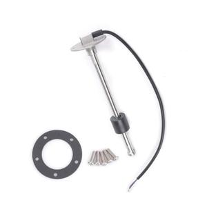 Fuel Sending Unit Boat Fuel Water Level Sensor 0-190ohms 12" (300mm) Stainless Steel Gas Sensor for Boat, Car, Truck, Vehicle