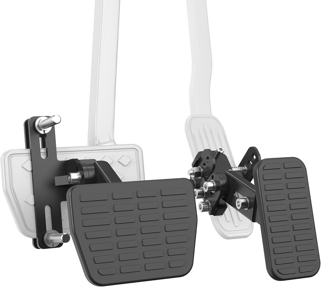 [Updated] Gas and Brake Pedal Extenders for Short Drivers People Driving Cars, Go Kart, Ride on Toys, Accelerator Pedals and Adjustable Length and Angle Auto Vehicles Brake (YCQ-1)