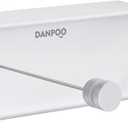 Danpoo Retractable Clothesline, 2x13.8ft Stainless Steel Clothes Line Retracting Indoor/Outdoor, Wall-Mounted Laundry Drying with Auto-Lock, Heavy Duty(White)