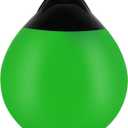 Boat Mooring Buoy 10/12/15 inch,Round Boat Fender Ball Boat Buoy Ball,Inflatable Boat Fender Dock Bumper Ball Anchor Buoy Suitable for Yachts Marinas Sailboats Ski Boats (11.4"x14", Green-1Pack)