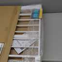 Safety 1st Easy Install Walk Thru Baby Gate for Doorway With Door, Dog Gates, Fits 29"-38", Easy Install 28" Tall, White