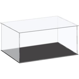 MECCANIXITY Acrylic Display Case Plastic Box Cube Storage Box Clear Small Assemble Dustproof Showcase 16.1x12.2x8 Inch for Collectibles Items MECCANIXITY Acrylic Display Case Plastic Box Cube Storage Box Clear Small Assemble Dustproof Showcase 16.1x12.2x8 Inch for Collectibles Items