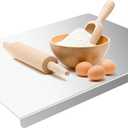 Stainless Steel Cutting Boards  Large, Durable, and Hygienic for Meat, Vegetables, Fruits, Bread, and Baking (50 x40cm/19.7 x15.7 in)