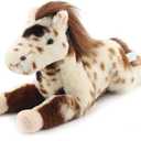 15" Spotted Horse Stuffed Animals for Boys and Girls,Soft and Adorable Stuffed Horse Plush Toys for Newborn Babies and Kids,Great Gifts on Birthday,Christmas,Machine Washable